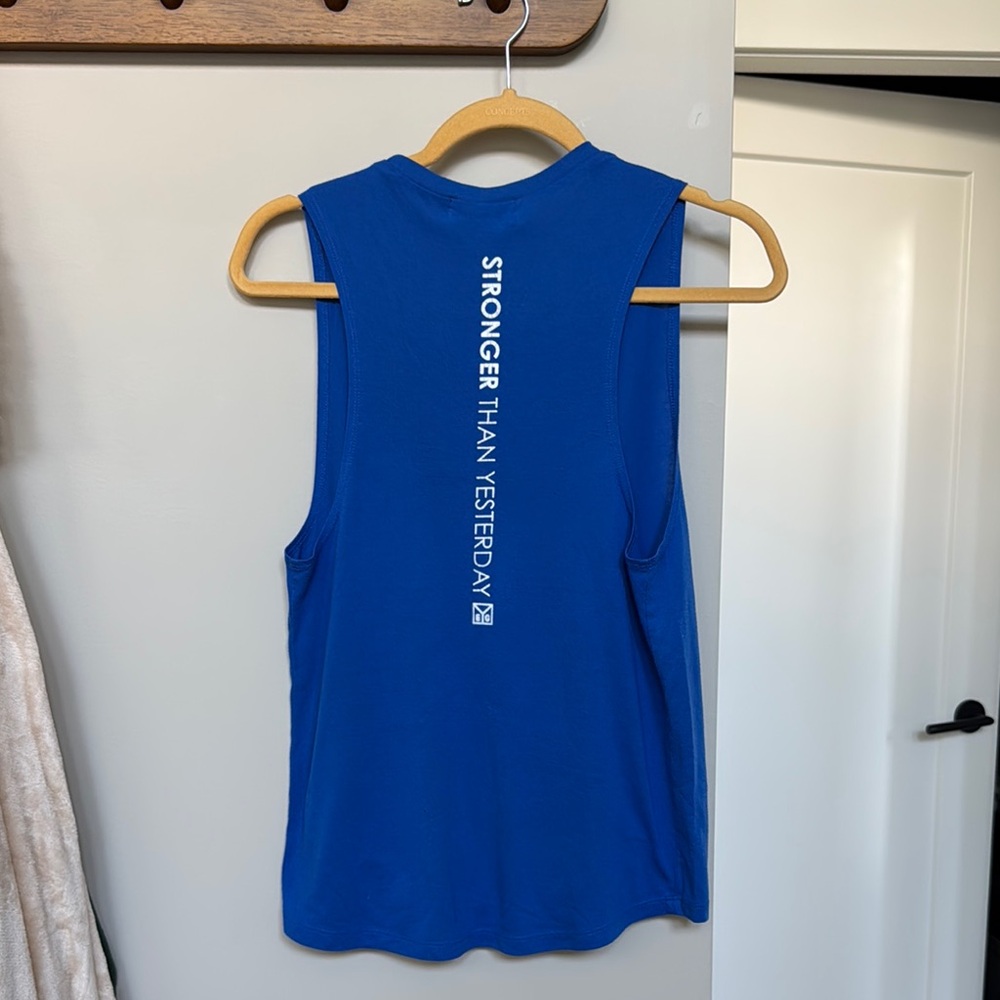 Blue Sleeveless Top